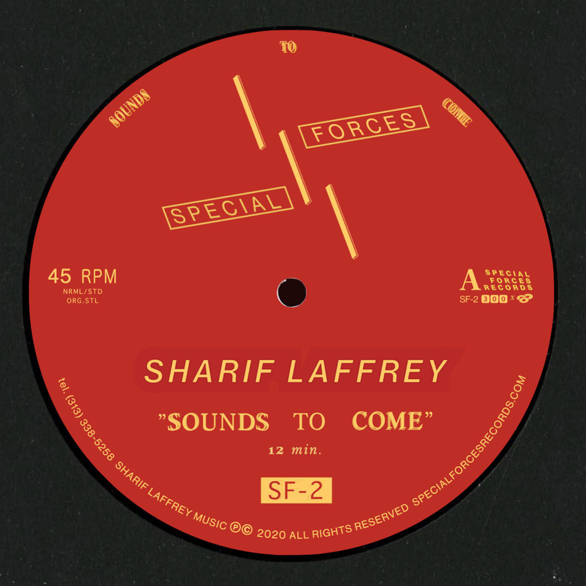 Sharif Laffrey – Sounds To Come vinyl cover