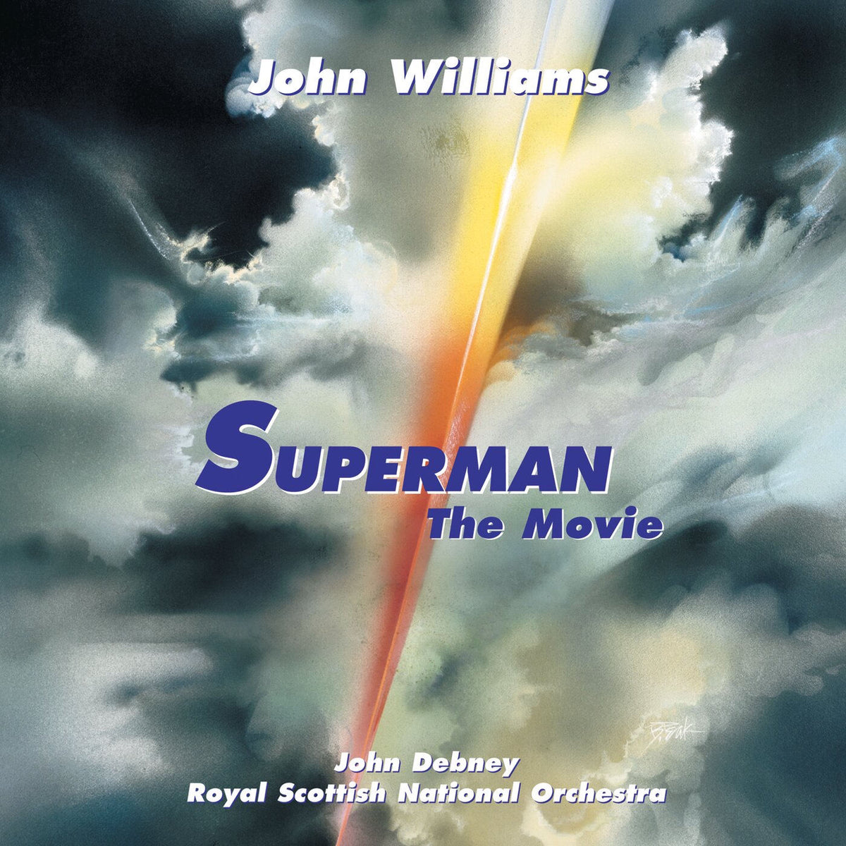 John Williams – Superman the Movie vinyl record cover