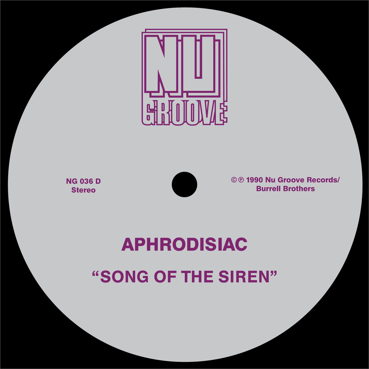 Aphrodisiac – Song Of The Siren vinyl cover