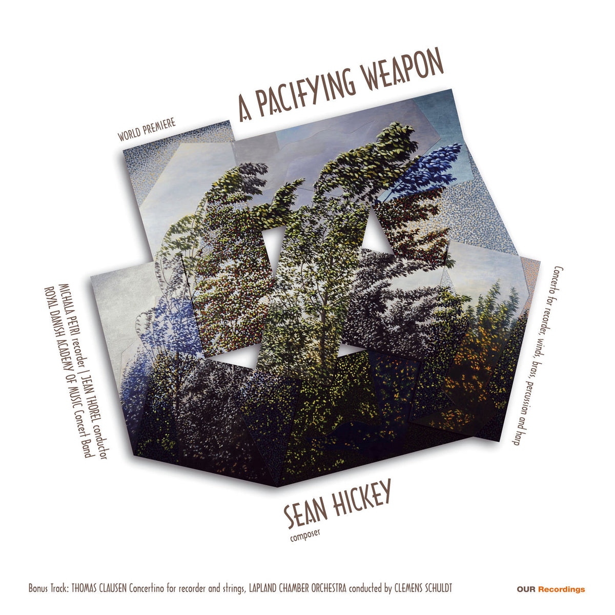 Michala Petri – Sean Hickey: A Pacifying Weapon vinyl cover
