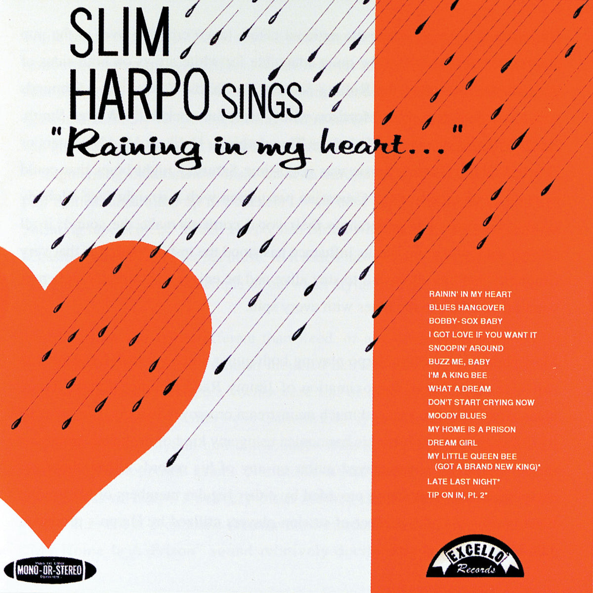 Slim Harpo – Sings Raining in My Heart vinyl record cover