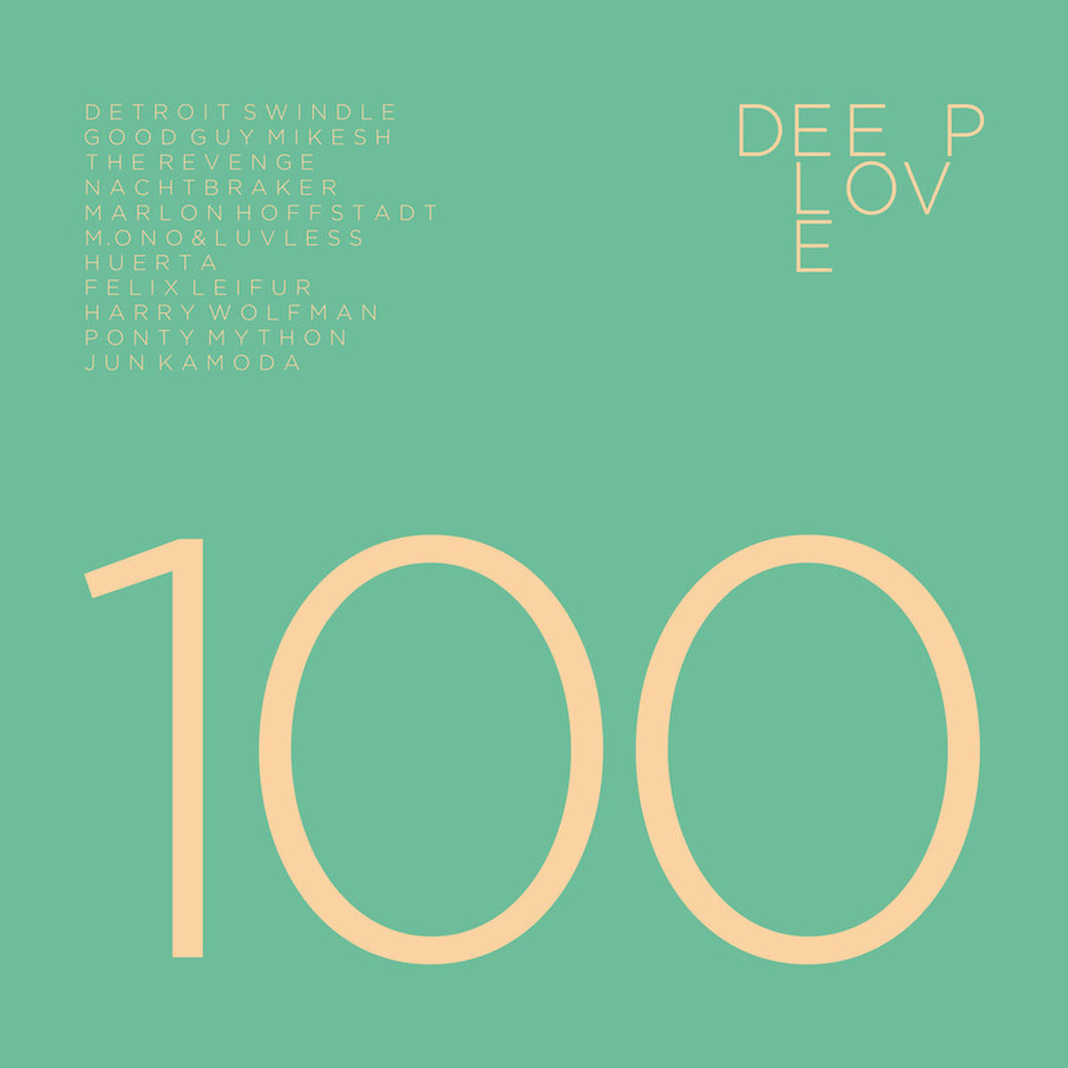 Various Artists – Deep Love 100 [2X12IN] vinyl record cover