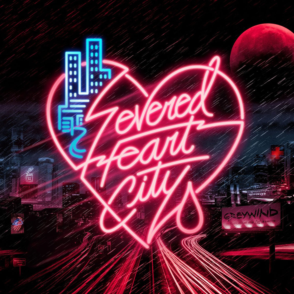 Greywind – Severed Heart City vinyl record cover
