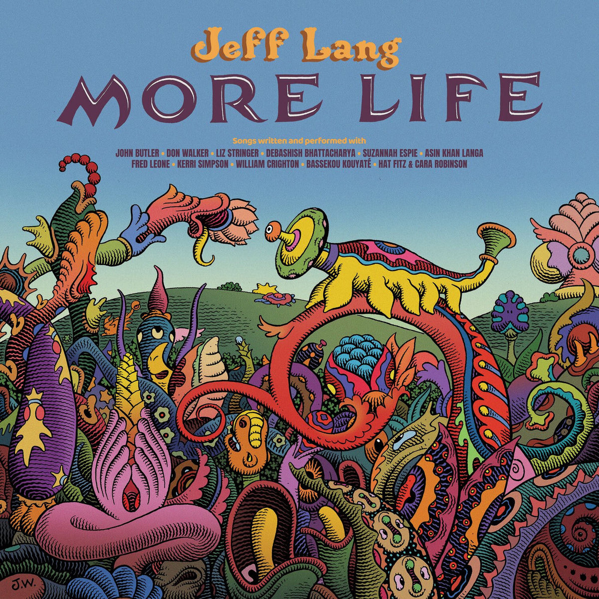 Jeff Lang – More life vinyl record cover