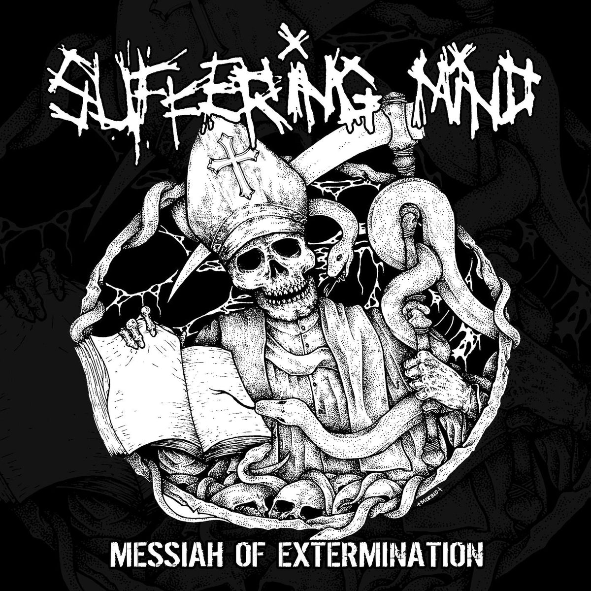 Suffering Mind – Messiah Of Extermination vinyl record cover