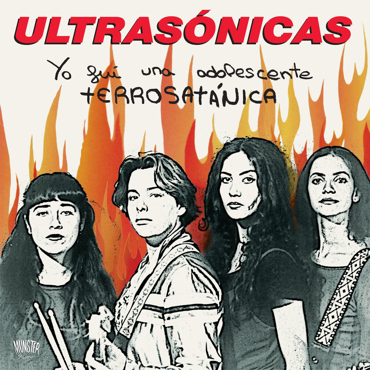 Ultrasonicas – Yo Fui Una Adolescente.. vinyl record cover