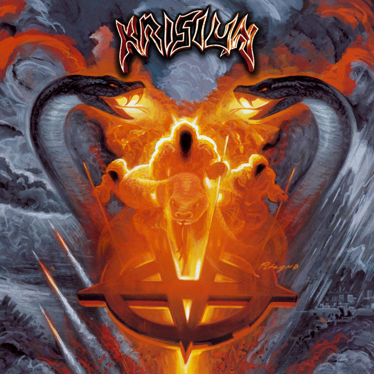 Krisiun – Ageless Venomous vinyl record cover