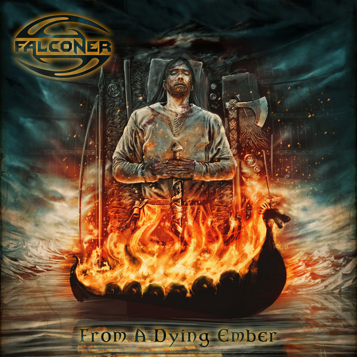 Falconer – From A Dying Ember vinyl record cover