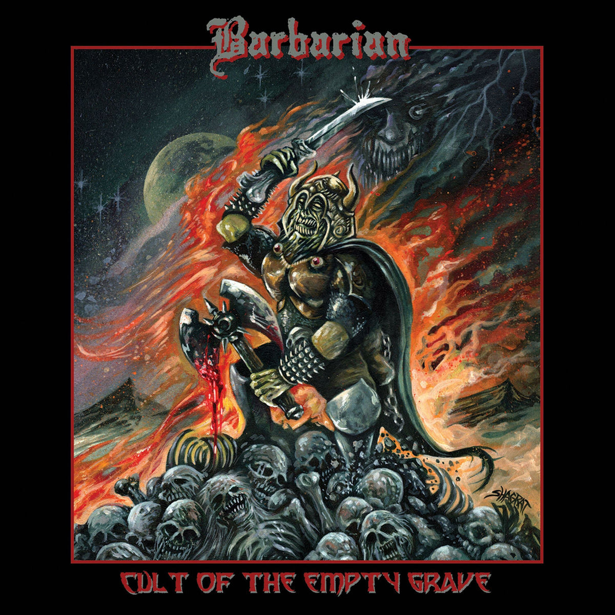 Barbarian – Cult Of The Empty Grave vinyl record cover