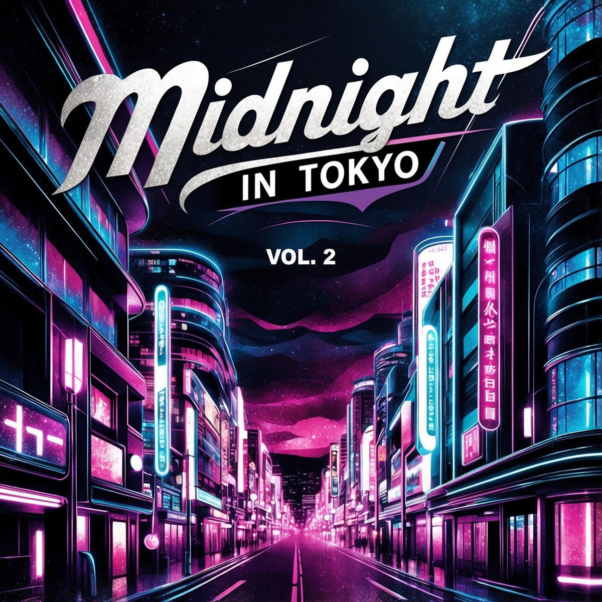 Various Artists – Midnight In Tokyo 2 vinyl record cover