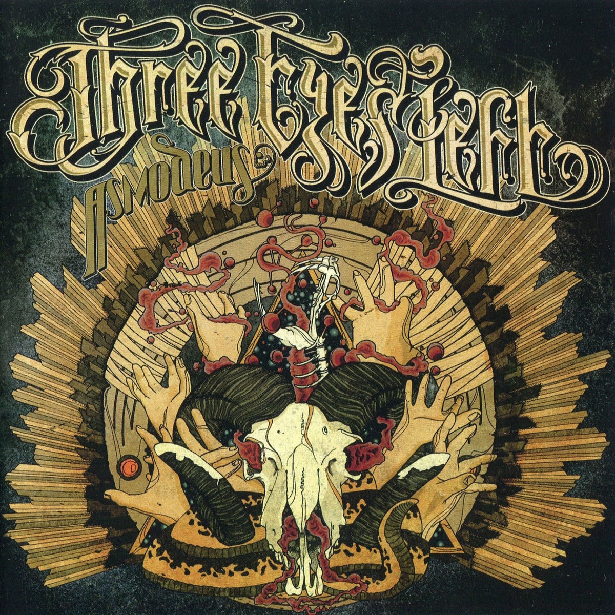 Three Eyes Left – Asmodeus vinyl record cover