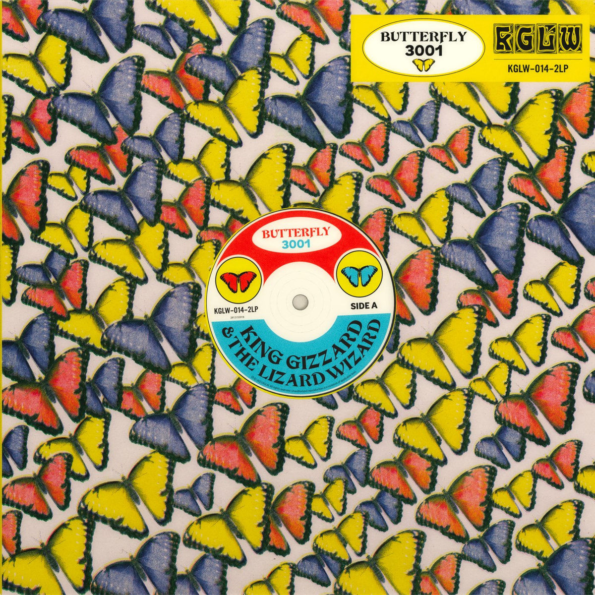 King Gizzard & the Lizard Wizard – Butterfly 3001 vinyl record cover