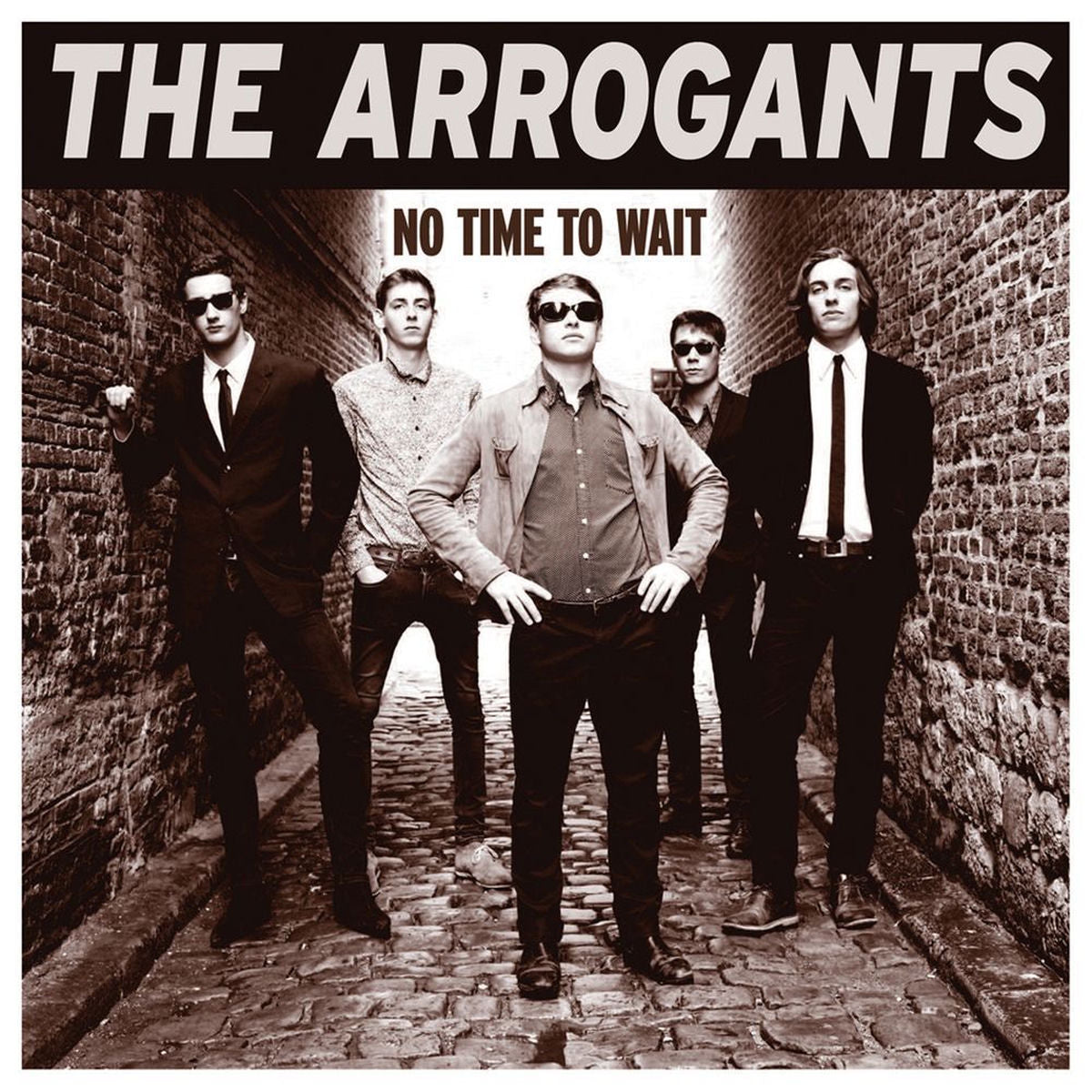 The Arrogants – No Time To Wait vinyl cover