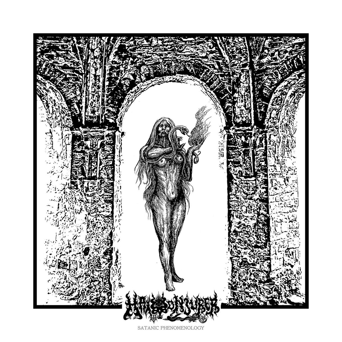 Hail Conjurer – Satanic Phenomenology vinyl cover