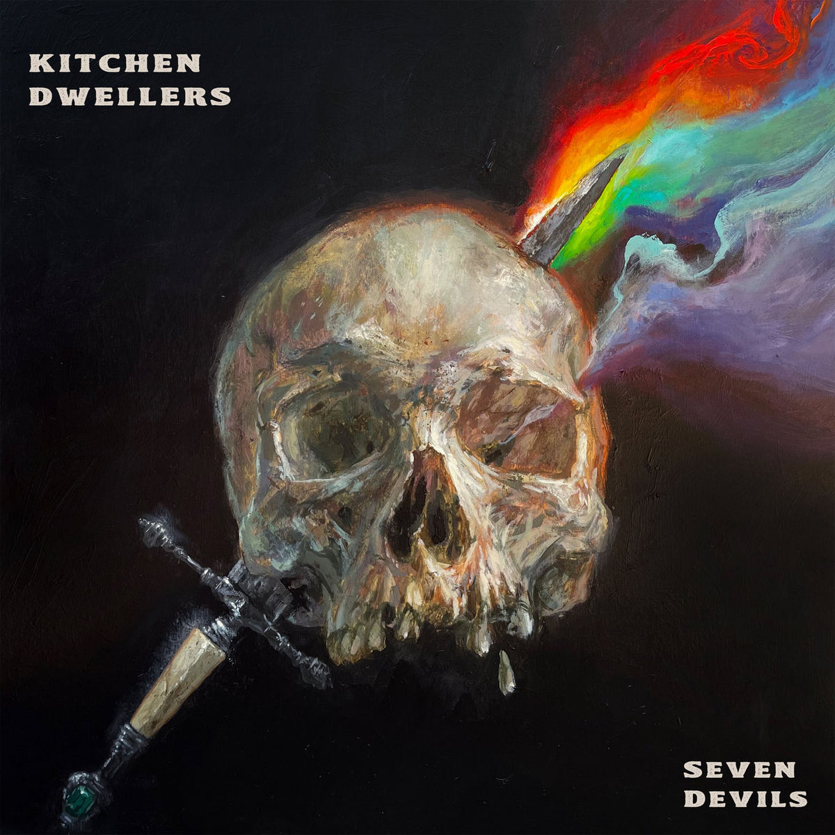 Kitchen Dwellers – Seven Devils vinyl record cover