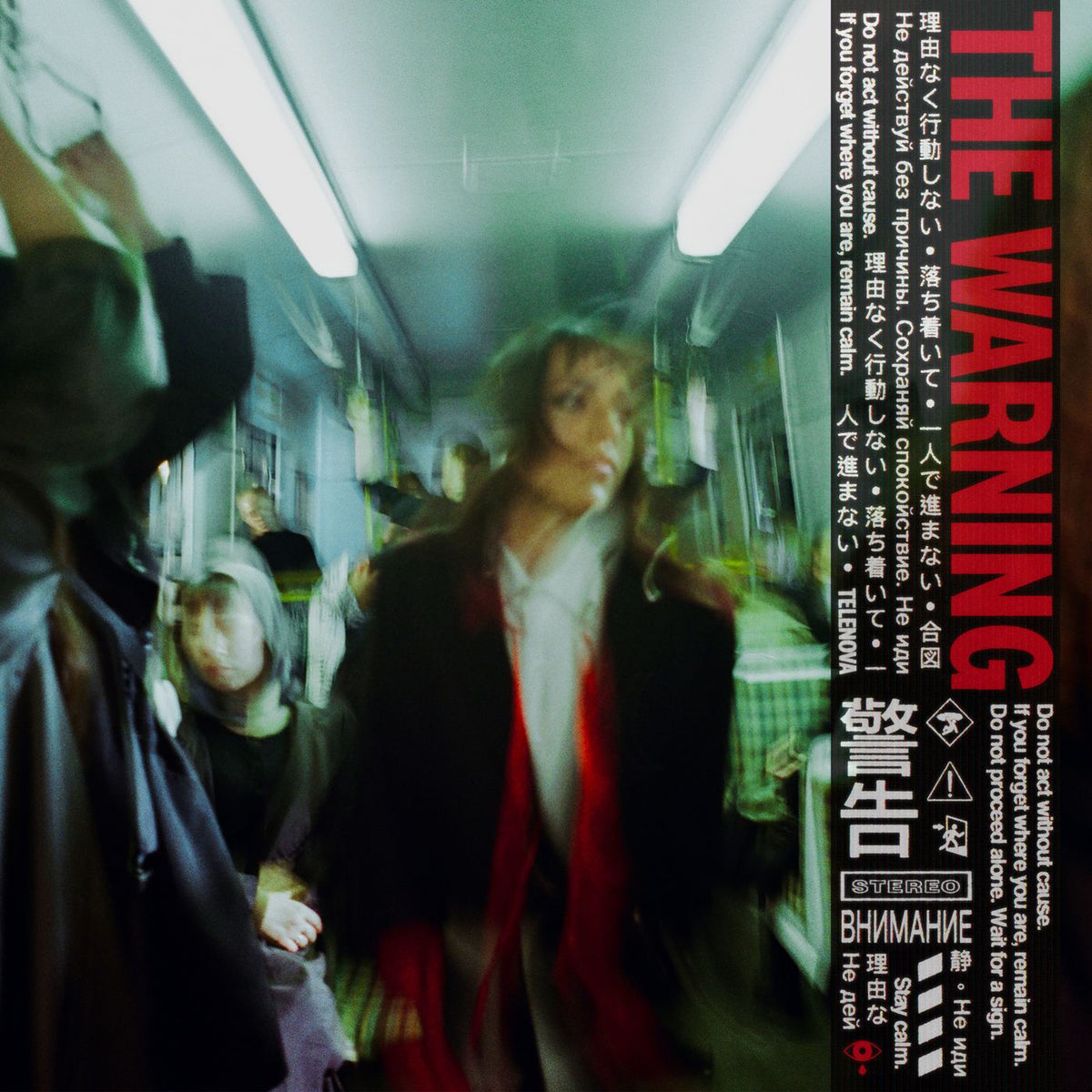 Telenova – The Warning vinyl record cover