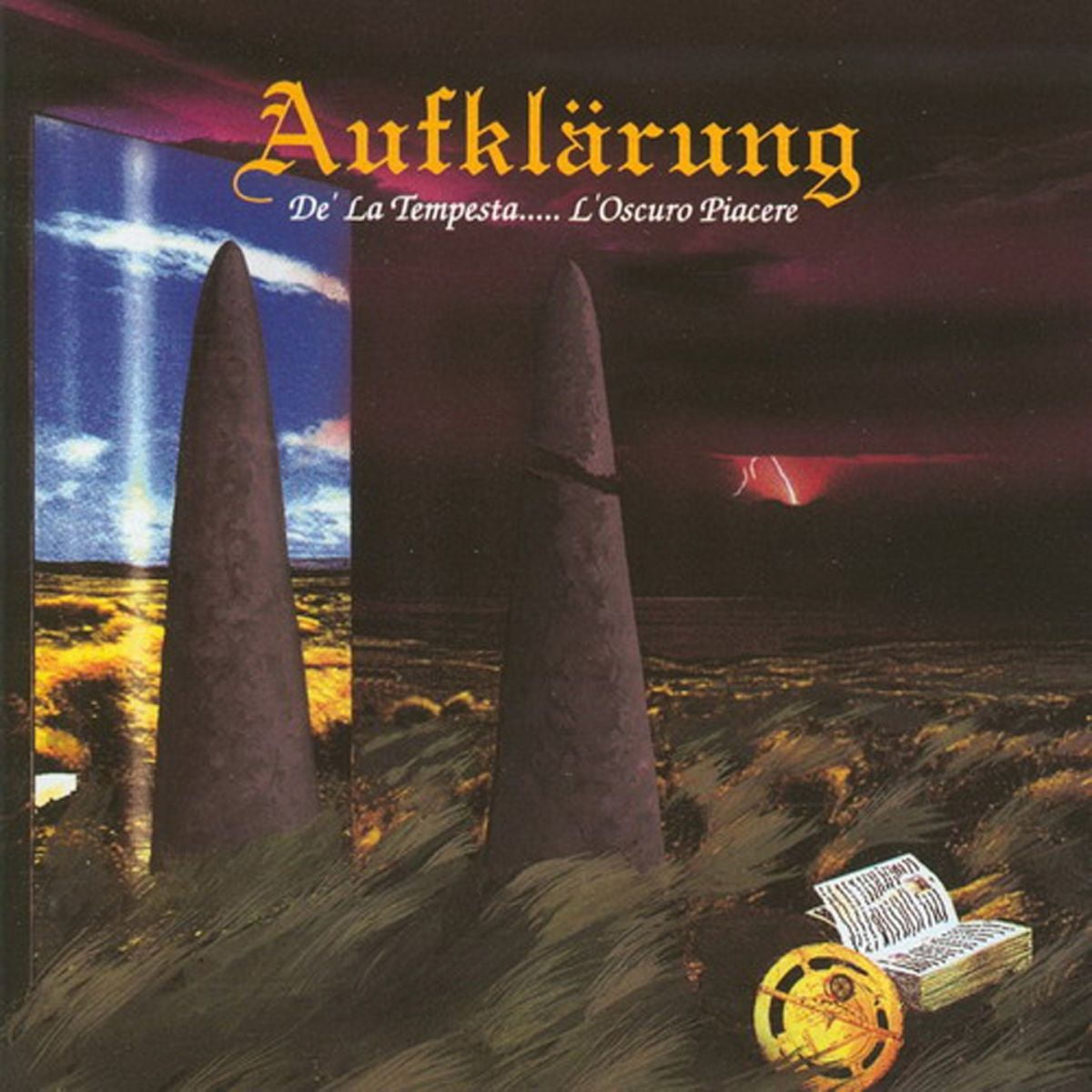 Aufklarung – De La Tempesta... L'Oscuro Piacere LP vinyl record cover