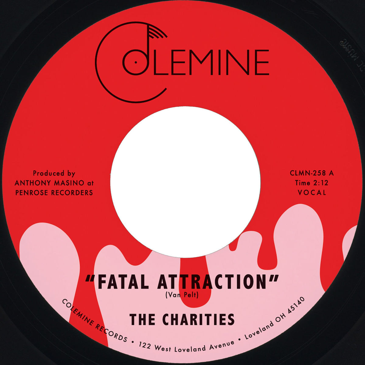 The Charities – Fatal Attraction / It's Not Our Time vinyl cover