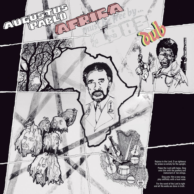 Augustus Pablo – Africa Must Be Free By 1983 Dub vinyl record cover