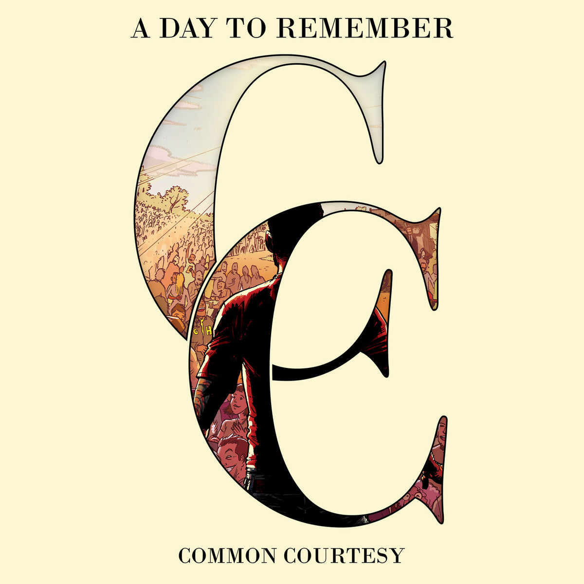 A Day to Remember – Common Courtesy vinyl record cover