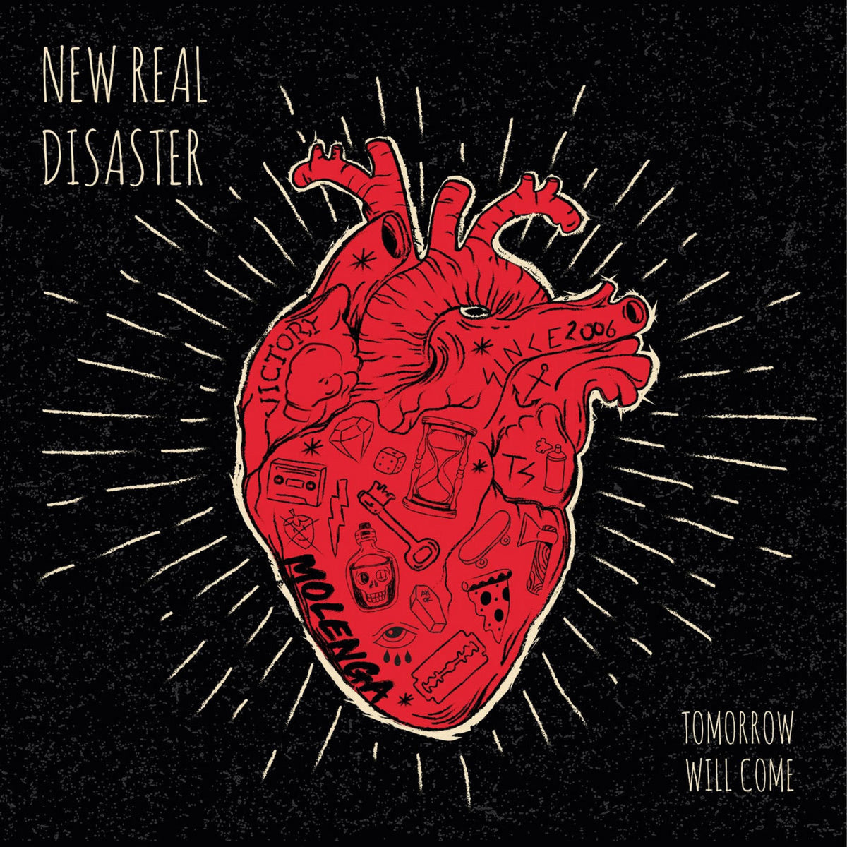 New Real Disaster – Tomorrow Will Come vinyl record cover