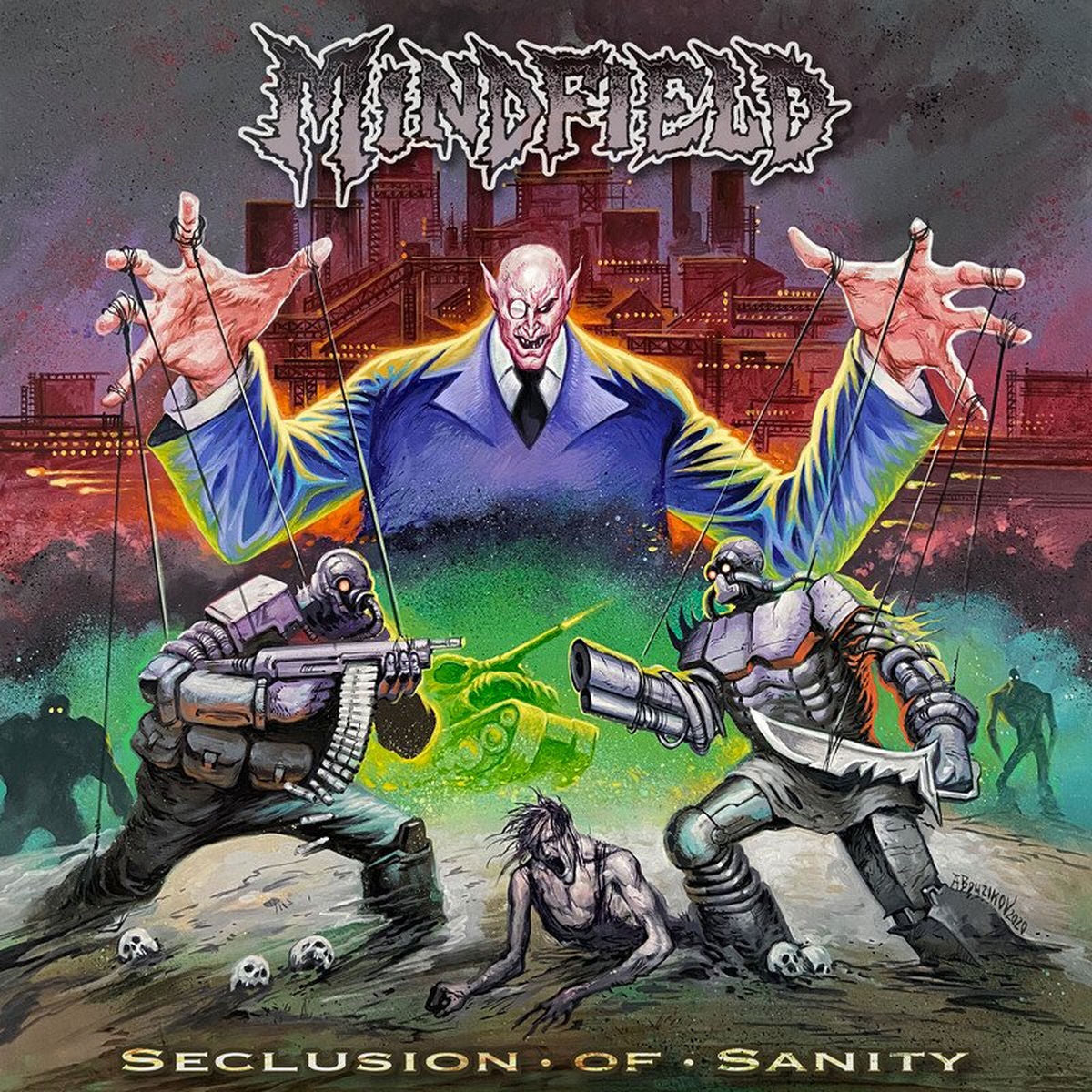 Mindfield – Seclusion of Sanity vinyl record cover