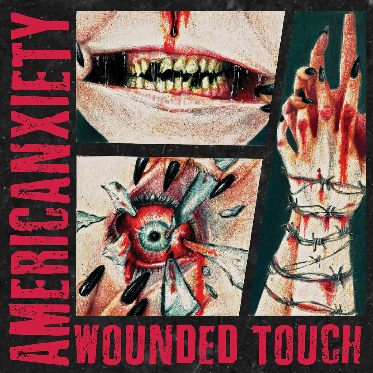 Wounded Touch – Americanxiety vinyl record cover