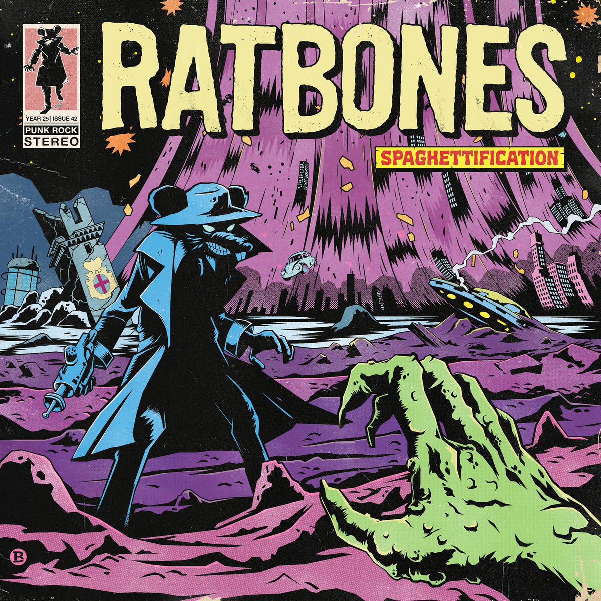 Ratbones – Spaghettification vinyl record cover