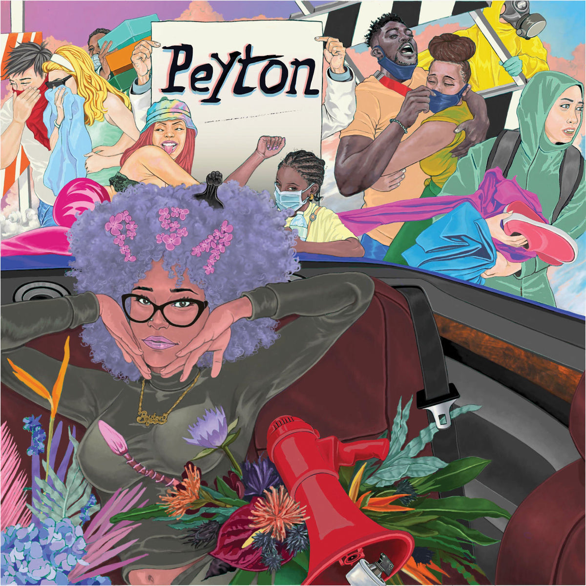 Peyton – Psa (Opaque Magenta Vinyl) (Indies Only) vinyl record cover