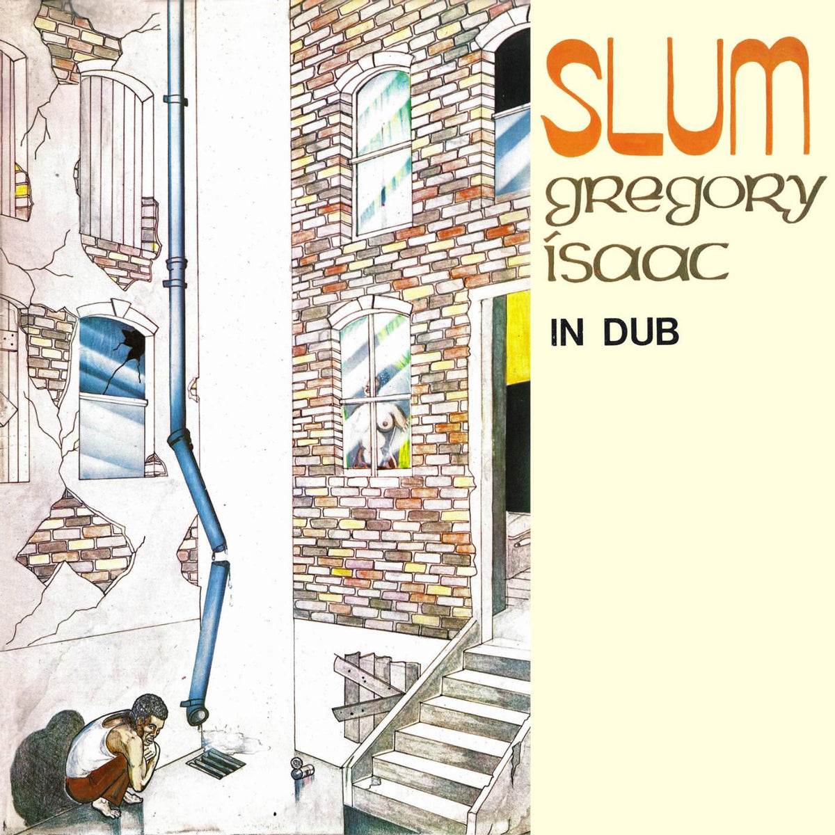 Gregory Isaacs – Slum in Dub vinyl record cover