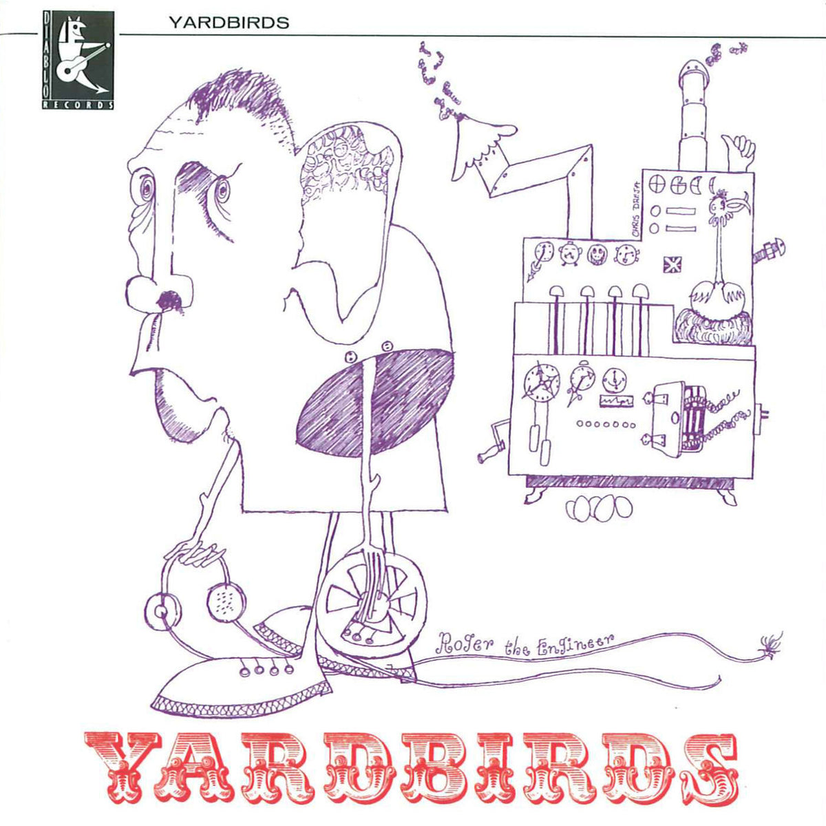 The Yardbirds – Roger the Engineer vinyl record cover