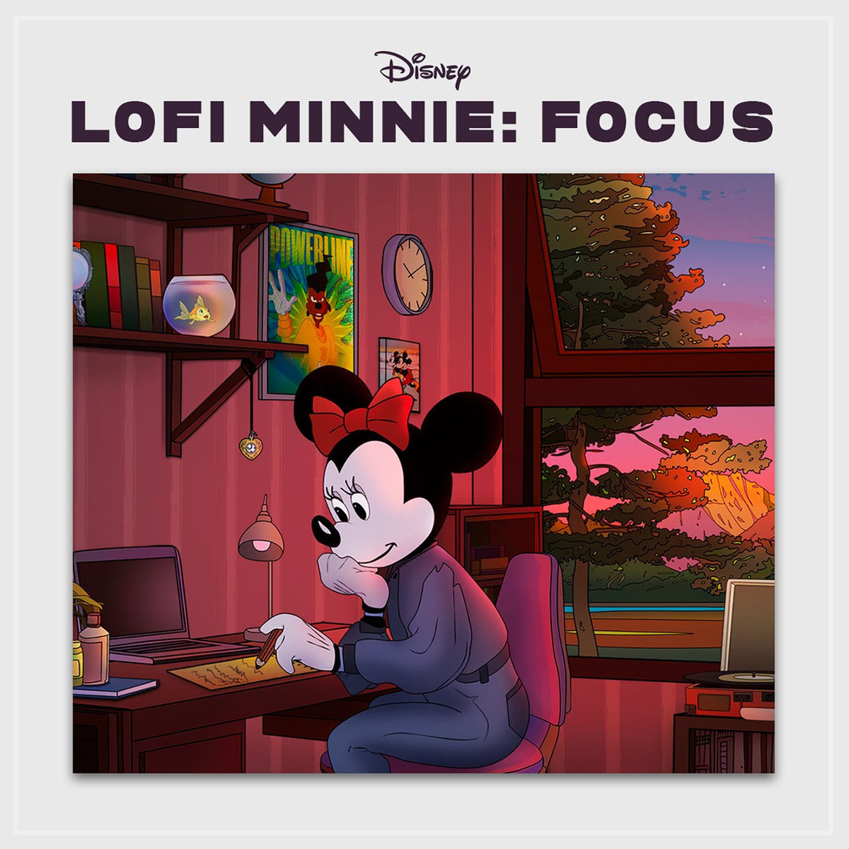 Various Artists – Lofi Minnie: Focus [Purple Orchid LP] vinyl record cover