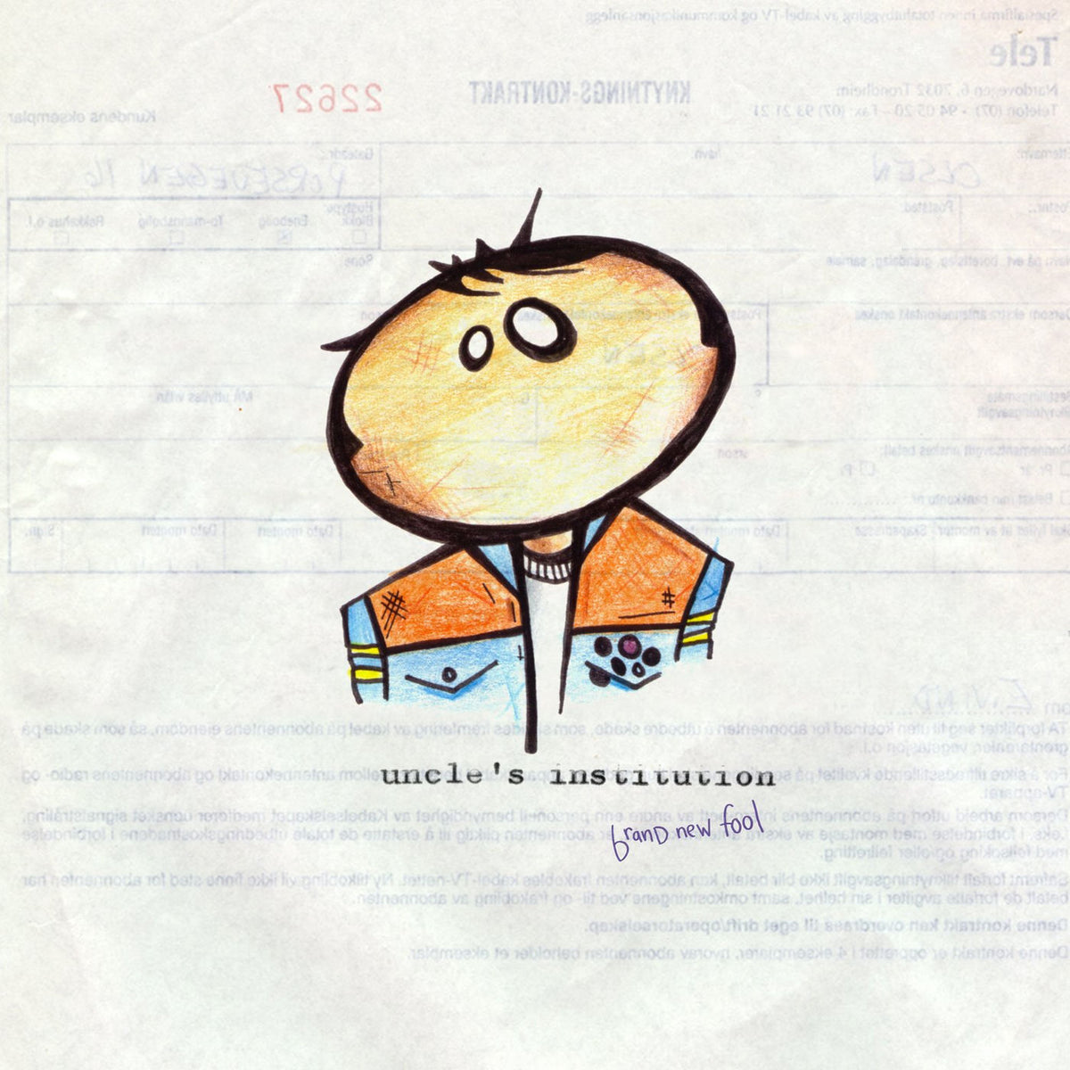 Uncle S Institution – Brand New Fool vinyl record cover
