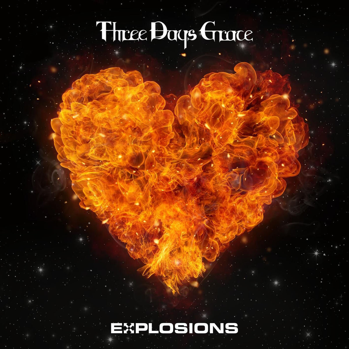 Three Days Grace – Explosions — album cover