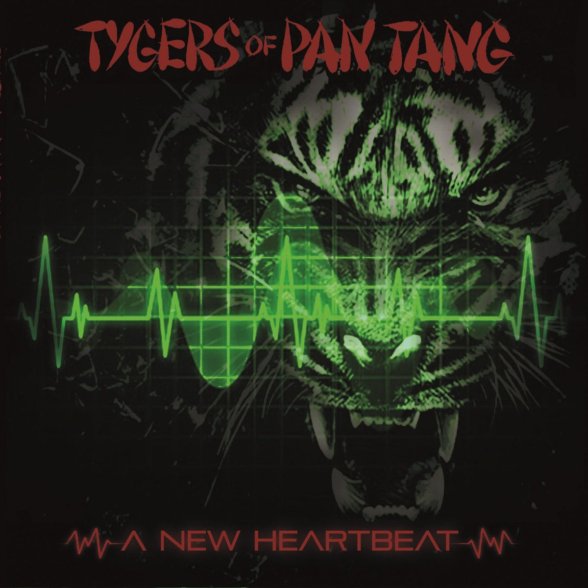 Tygers Of Pan Tang – A New Heartbeat vinyl cover