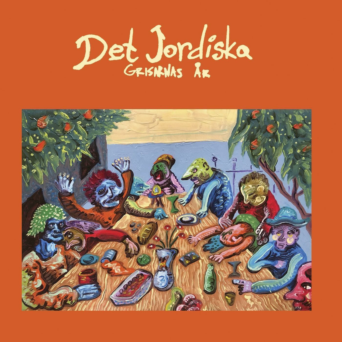 Det Jordiska – Grisarnas ?S�R (ORANGE VINYL) vinyl record cover