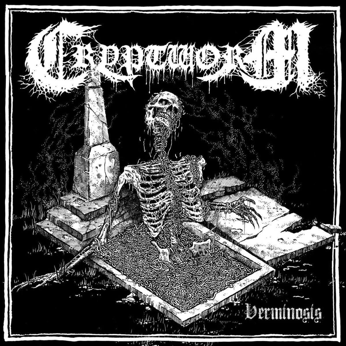 Cryptworm – Verminosis vinyl cover