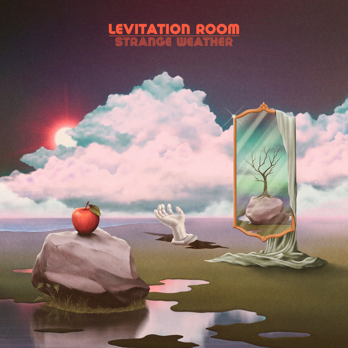 Levitation Room – Strange Weather (Clear Tangerine Vinyl) (Indies) (Coloured Vinyl) vinyl record cover
