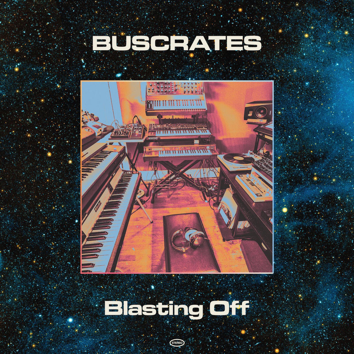 BusCrates – Blasting Off vinyl record cover