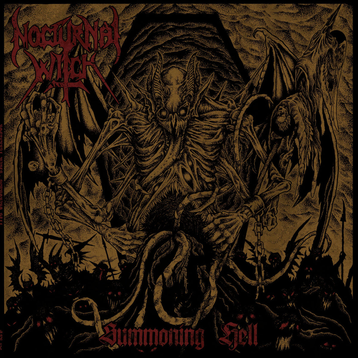 Nocturnal Witch – Summoning Hell vinyl record cover