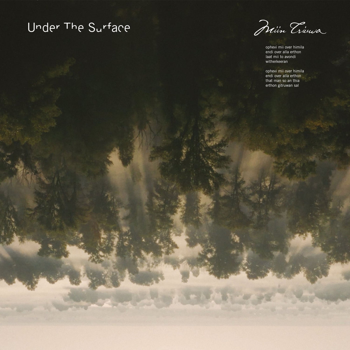 Under The Surface – Miin Triuwa [LP] (180 GRAM, IMPORT) vinyl record cover