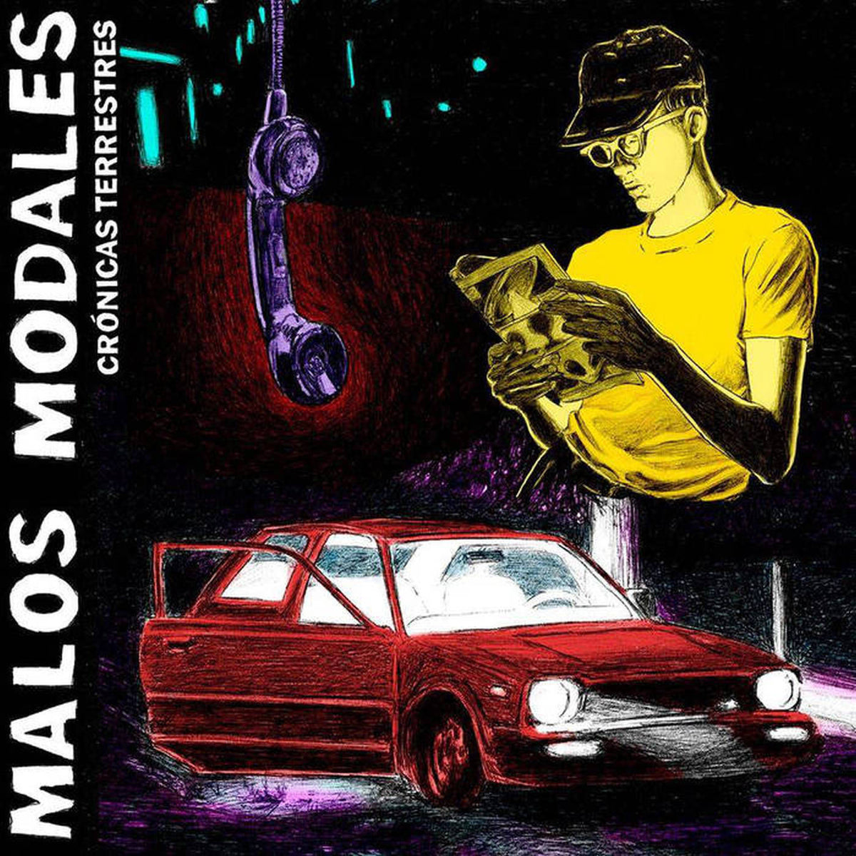 Malos Modales – Cronicas Terrestres vinyl cover
