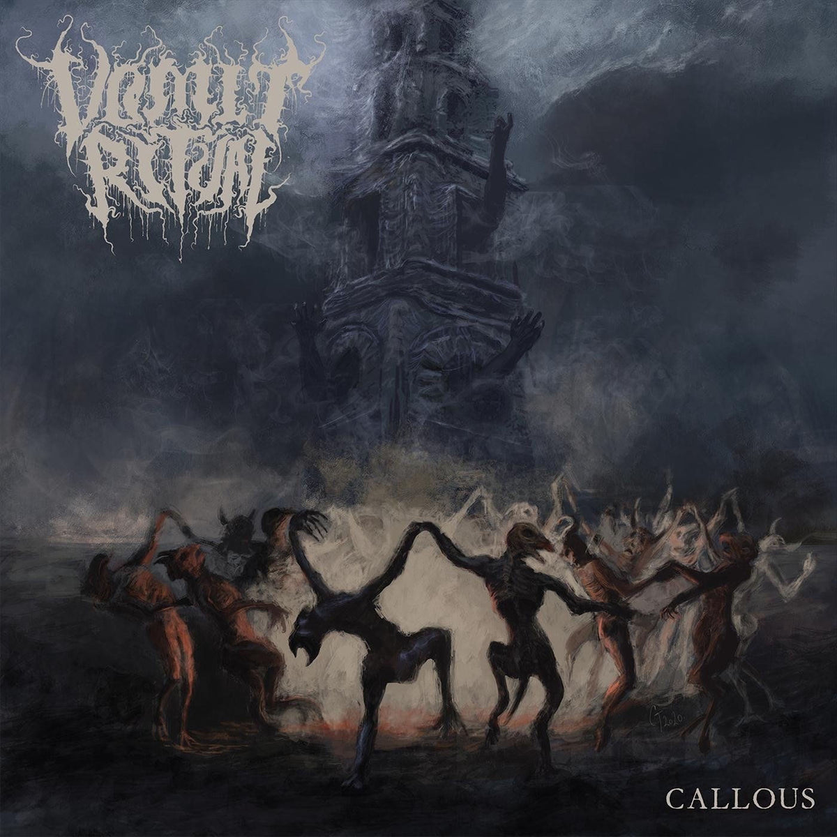 Vomit Ritual – Callous vinyl record cover
