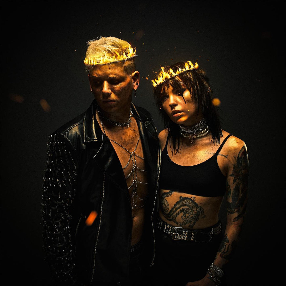 Hot Milk – The King and Queen of Gasoline vinyl cover