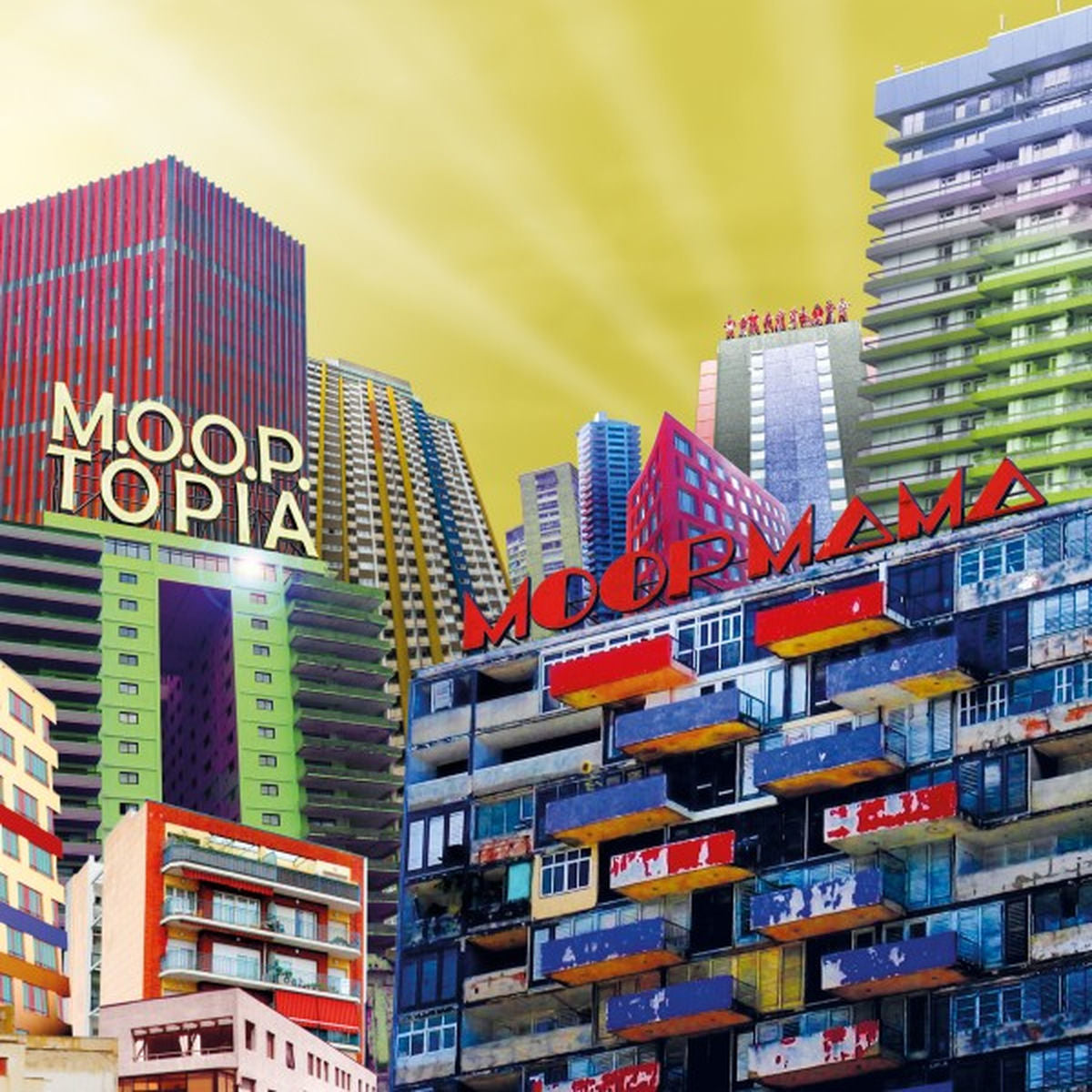 Moop Mama – M.O.O.P.Topia vinyl record cover