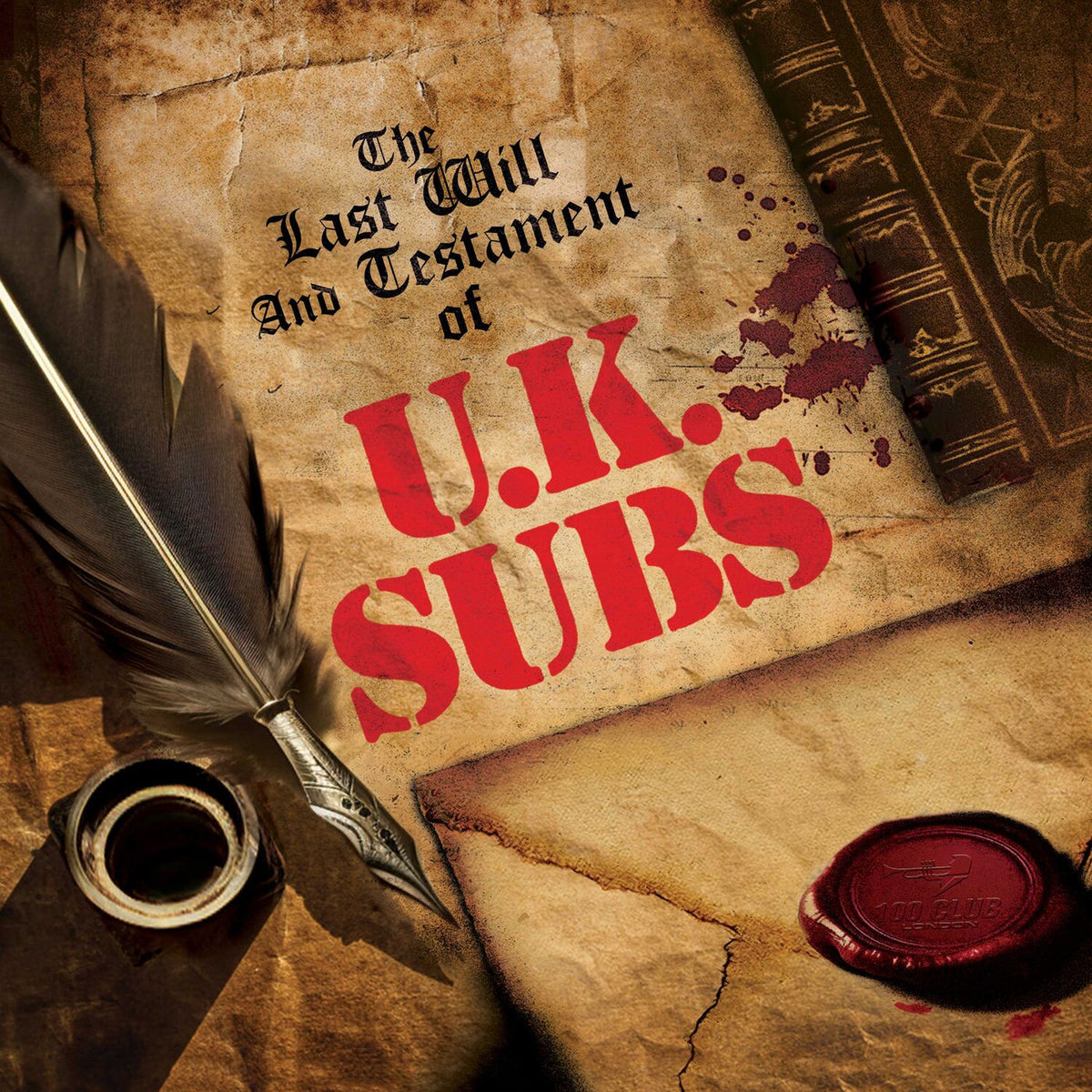 UK Subs – The Last Will and Testament of UK Subs vinyl record cover