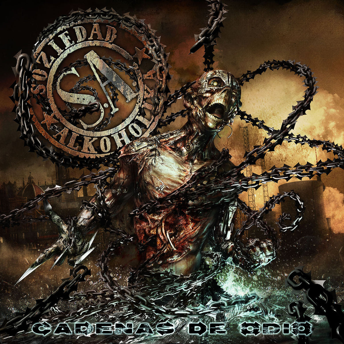 Soziedad Alkoholika – Cadenas De Odio [LP] vinyl record cover