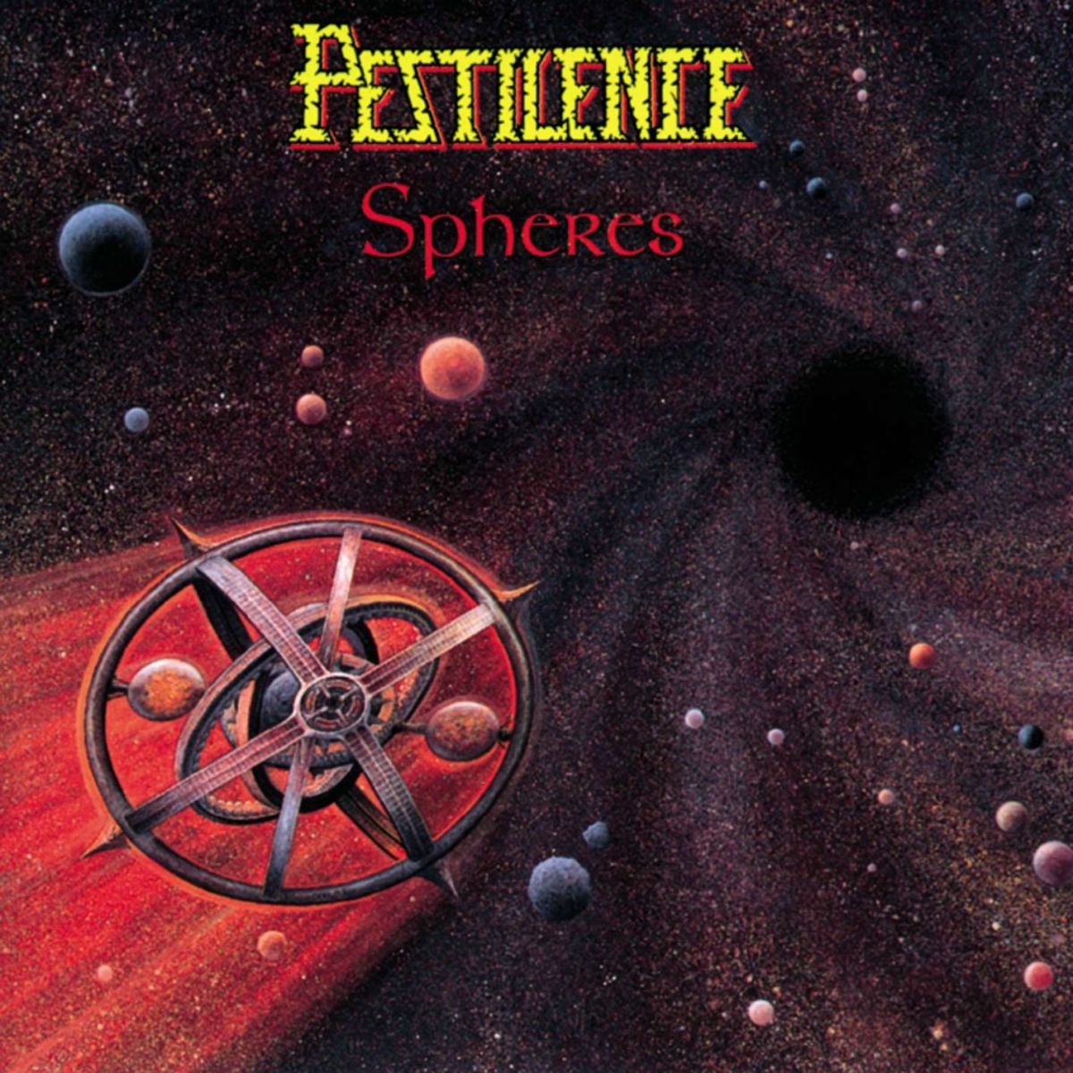 Pestilence – Spheres vinyl record cover