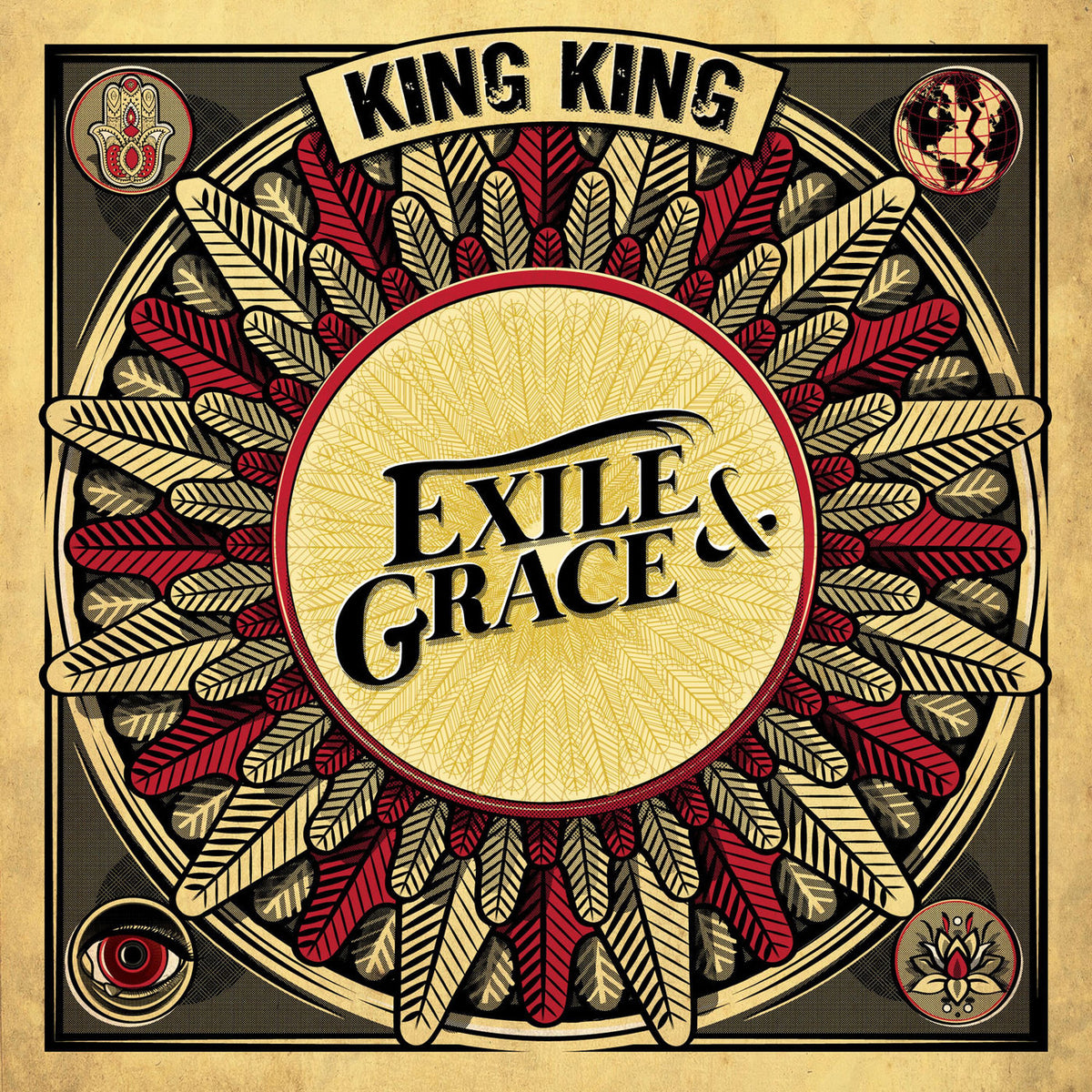 King King – Exile & Grace vinyl record cover