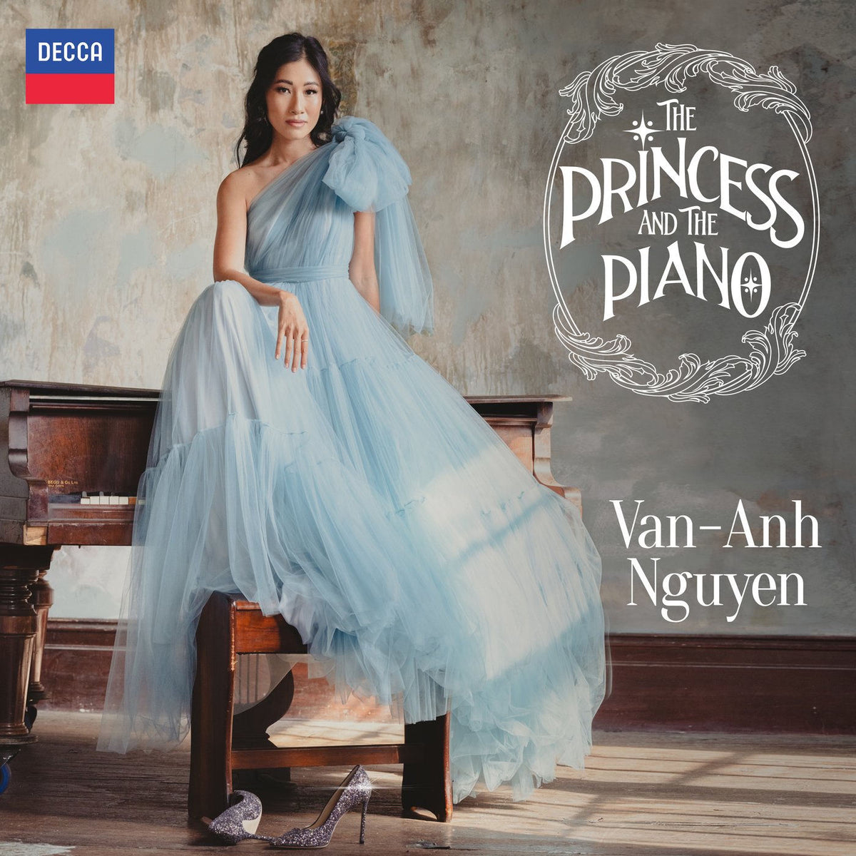 Van-Anh Nguyen – The Princess And The Piano (180G BABY BLUE ARTIST EXCL LP) vinyl record cover